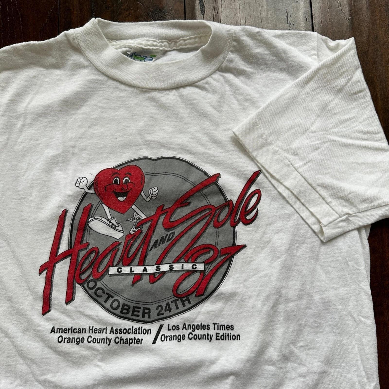 

Heart Sole Medical Rehab Vintage T Shirt Hospital Human Care Love 1987 Wear XL