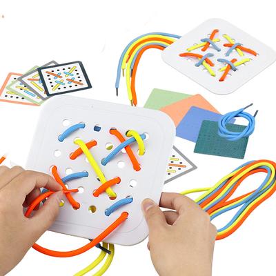 Çocuk İpi Bulmaca Masa Oyunları El-Göz Koordinasyonu Egzersizi Ebeveyn-Çocuk Etkileşimi Boş Zaman Oyuncakları