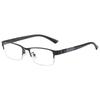 Photosensitive Color-Changing Myopia Glasses Men'S Business Classic Anti-Fog And Anti-Blue Uv Half-Frame Glasses Frame