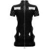 Women Lingerie Plus Size Leather Sexy Bodysuit Dress Sexy Underwear Sleepwear