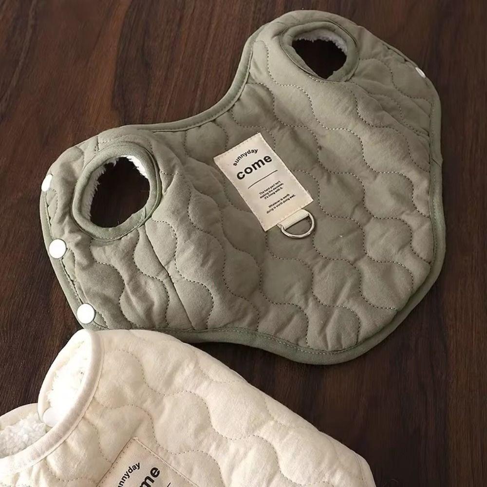 Hustá Teplá Zimní Vesta pro Domácího Mazlíčka se D-kroužkem Štěněcí Kabát Nová Bunda pro Mazlíčka pro Malé Střední Mazlíčky