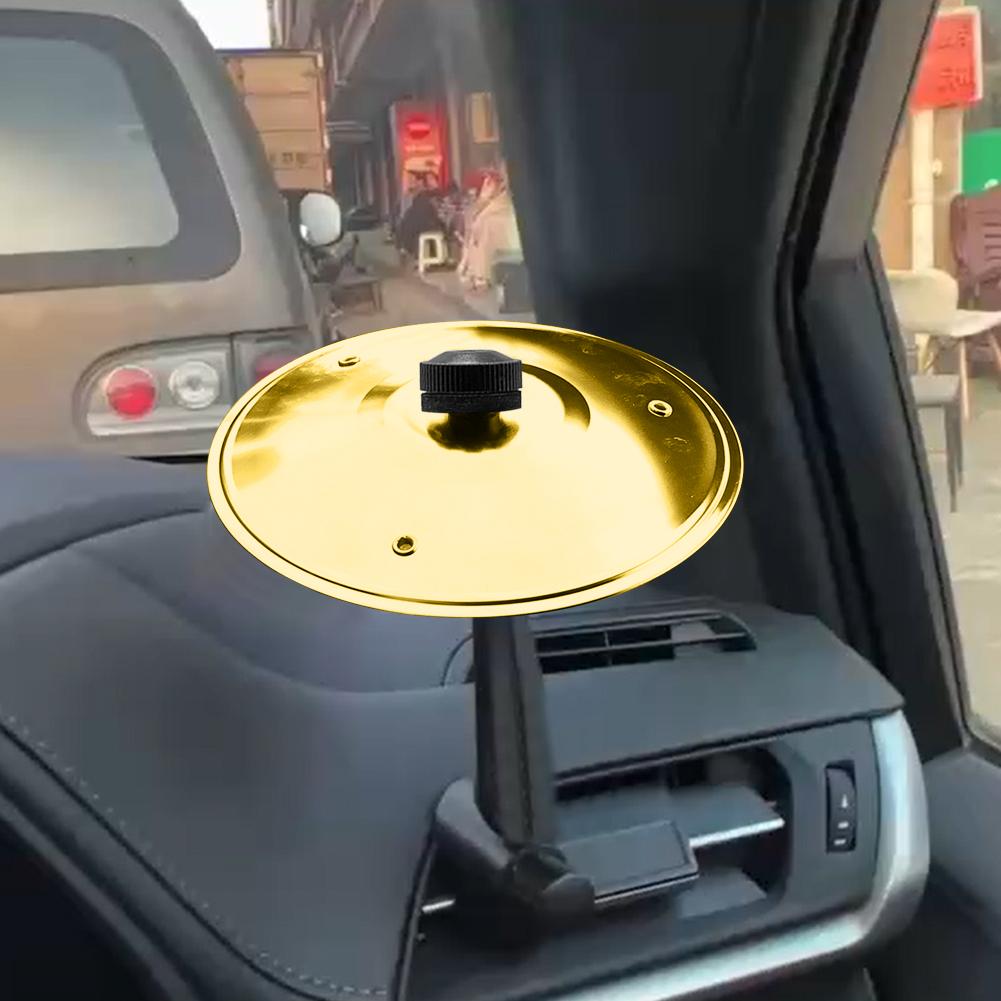 Car Cymbal Air Vent Mini Drum Easy Clip-On Mini Cymbal Suitable for All Types of Vehicles for Car Vent