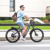 Shengmilo MX05 500W Motor E-sykkel, 48V 17.5Ah SAMSUNG Batteri, Full demping, 7-gir, 26" Fat Tire Voksen Elektrisk Sykkel