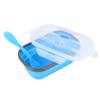 800ml Portable Silicone Folding Lunch Box Bento Boxes Food Container for Outdoor Travel Picnic