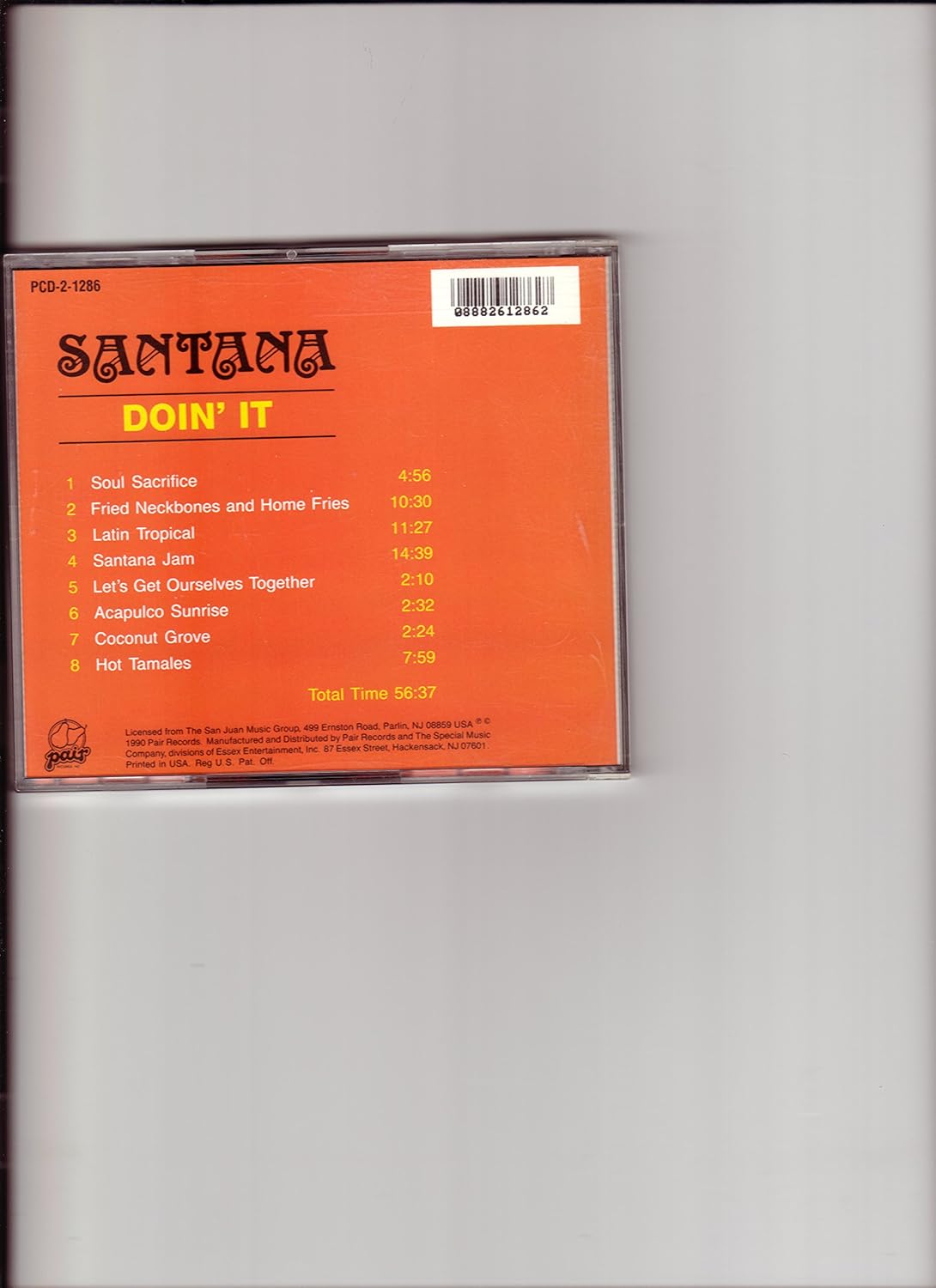 

CD SANTANA - Doin It PCD1286 Japan Rock Used
