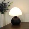 USB Nordic Creative Mushroom Desk Lamp with Three Color Modes for Hotel Bedroom Decorative Desktop