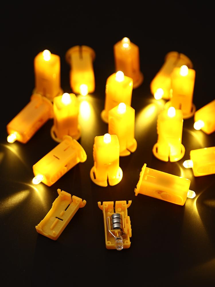 LED Lantern Wick Beads Kit: DIY Colorful Luminous Lights for Kids