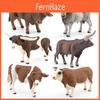 Farm Animal Pvc Model Set With Cattle Figures For Collectors And Home Decor