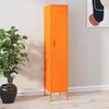 VidaXL Locker Cabinet Orange 35x46x180 Cm Steel 336255