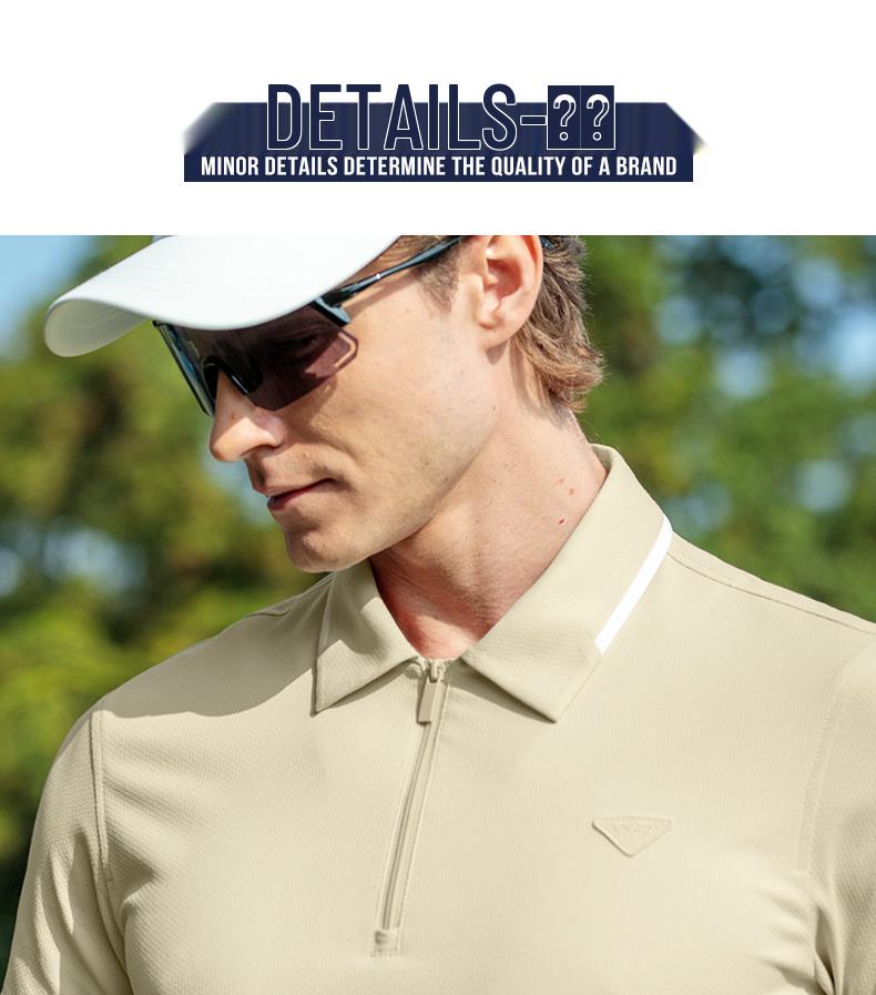 PGM2026 Men's Quick-Dry Short Sleeve Golf Polo Shirt