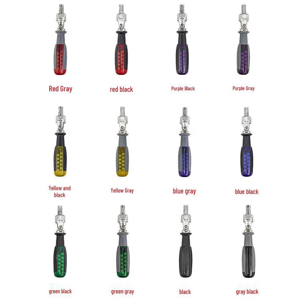 German Precision S2 Multifunctional Alloy Ratchet Screwdriver Set