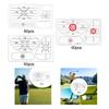 60 Pieces Golf Impact Tape Improve Swing Accuracy Consistency Analysis Equipment, Golf Accessories, Golf Stickers Training Aid