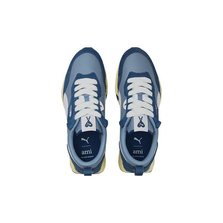 AMI x Puma Rider FV Stellar Faded Denim Unisex Tenisky Modrá Biela 386668-01