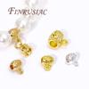20pcs/lot 18K Gold Plated Pendant Connectors Bails For Pendants Jewelry Making Accessories