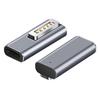 Adapter Ladegerät Schnellladung Magnetisch Aluminiumlegierung PD USB C zu Mag-Safe 2 Stromkonverter für MacBook Air/Pro