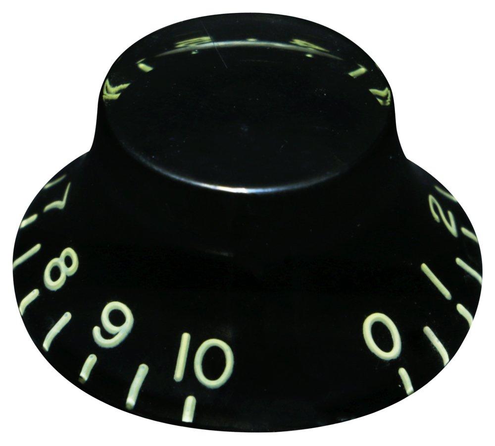 SCUD Hat Embossed Inch Relic Knob, Lettering, Size, Black, Finish, SKB-160I/R