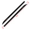 2Pcs Carbon Car Door Side Skirt Sill Stripe Sticker Anti-scratch Refit Sticker For Tesla Model 3 Model X S 2016-2020 Decals TM3 TMX TMS Decal