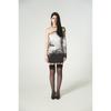 Hatu One Shoulder Cloud Dress Black