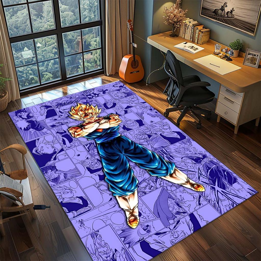 Dragon Ball Goku Anime Koberec Velký Koberec Protiskluzová Omyvatelná Podložka do Domácnosti Herní Místnost Ložnice Domácí Dekorace -QJY