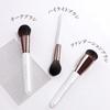 SIXPLUS White Pearl Gesichts-Make-up-Pinsel 3er-Set