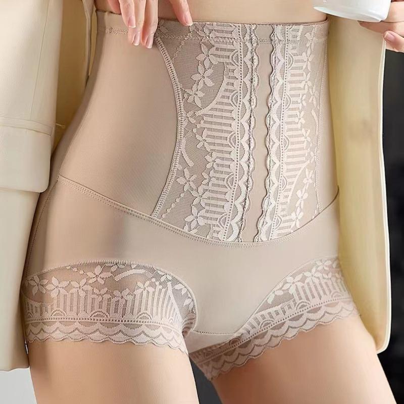 High Waist Spitze Flacher Bauch Shorts Für Damen Schlankheitsunterwäsche Shapewear Bauchkontrolle Unterwäsche Weibliche Hüftliftinghose