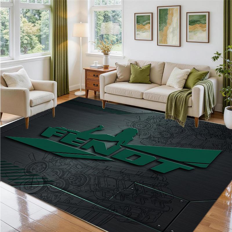Fendt Design Crystal Velvet Rug Soft Decorative Mat for Bedroom Entrance