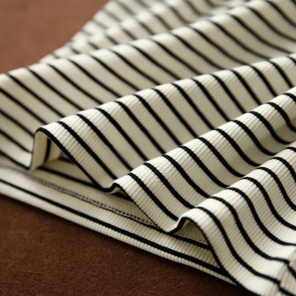 Summer Women's Cover Side Breasts Hundred with Outside Wear Inside Cotton Striped Camisole Tank Top