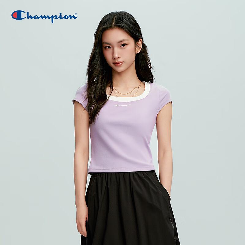 Champion 2026 Summer Square Neck Slim Fit Short Sleeve T-Shirt