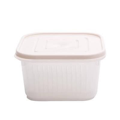 Contenitore Rotondo Ermetico per Frutta e Verdura, Zenzero, Aglio, Cipolle, Scatola per Frigorifero, Cucina