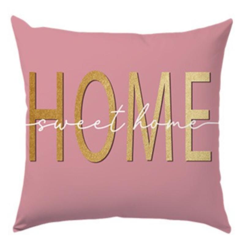 Pink Marble Vein Pillow Covers Pattern Cushion Covers Single Sided Decorative Soft Sofa Living Room Bedroom Home Modern Abstract