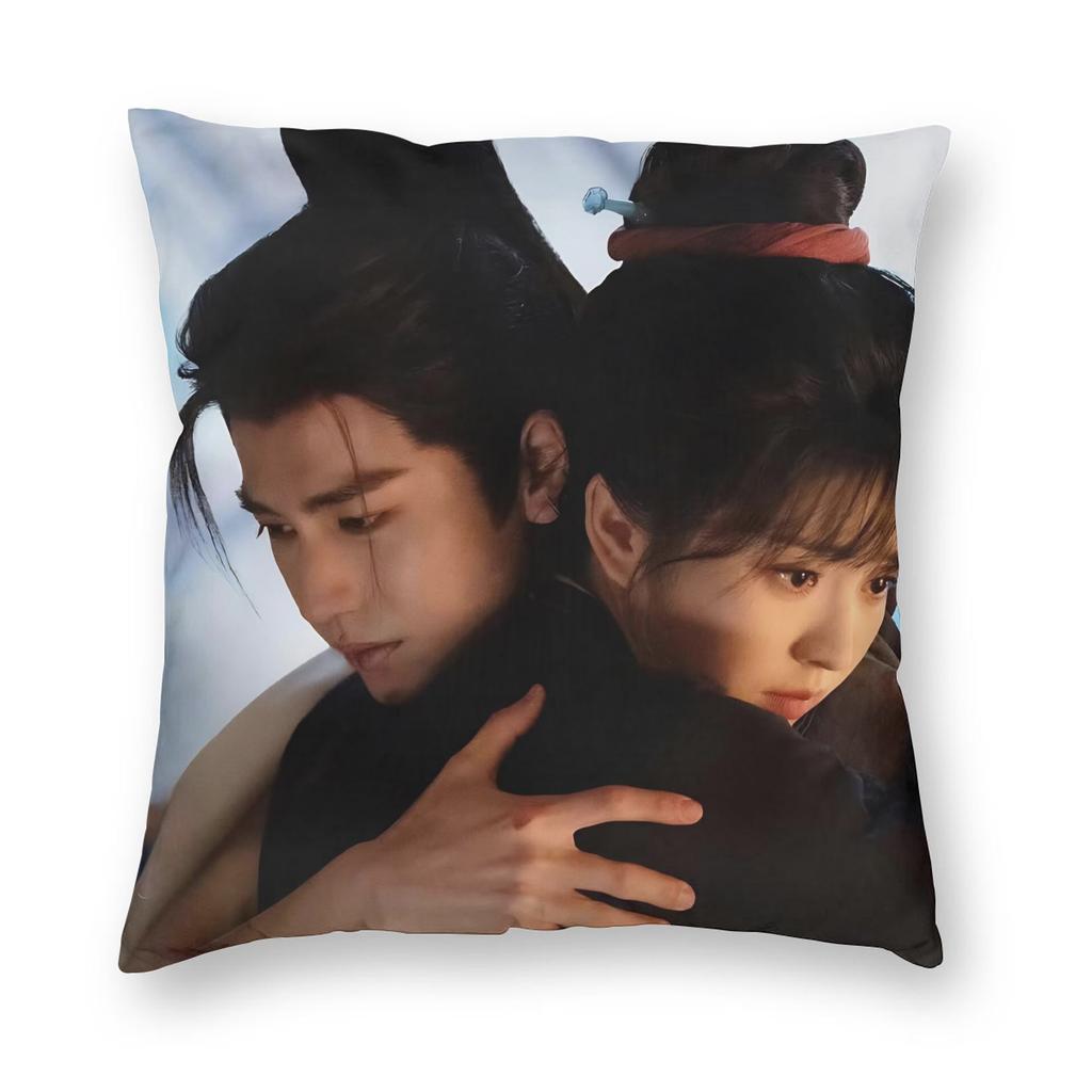 Pursuit Of Jad Chinese Drama Pillowcase Double-Sided Printing Cushion Cover Decoration Pillow Case Cover Home Zipper 45X45Cm