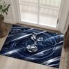 Tottenham Hotspur Design Crystal Velvet Carpet Cozy Non?Slip Printed Rug For Bedroom Living Room Entrance