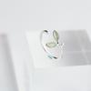 Simple Leaves Buds for Women Rings Finger Jewelry Open Rings Fashion Jewelry