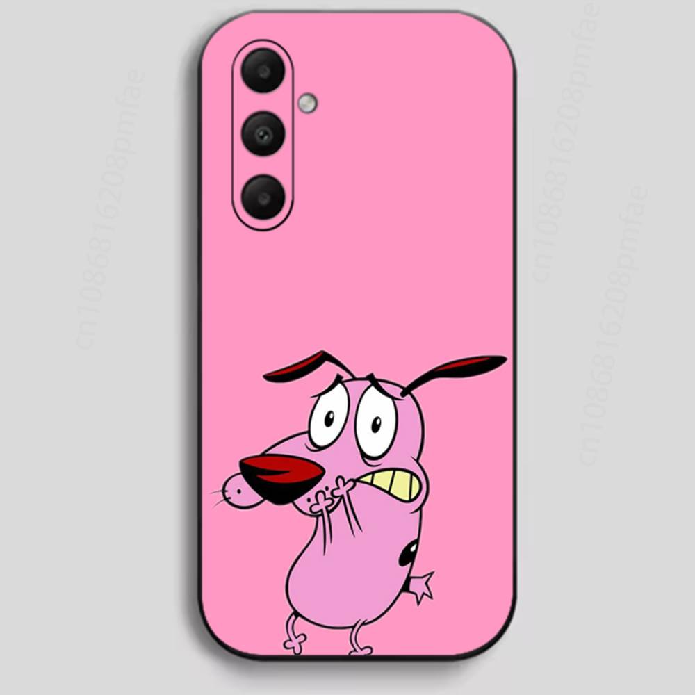 Courage the Cowardly Dog Phone Case for Samsung Galaxy A73,23,53,33,24,72,22,52,32,54,A34 Soft Cover