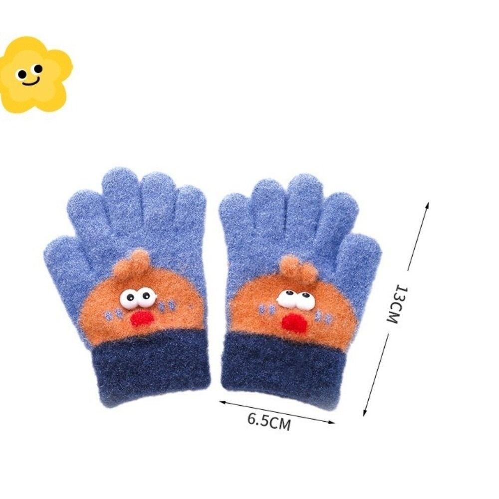 Barnes Varme Verktøy Vinter Barnehansker Fem Fingre Gutter og Jenter Kuldebestandig Hanske