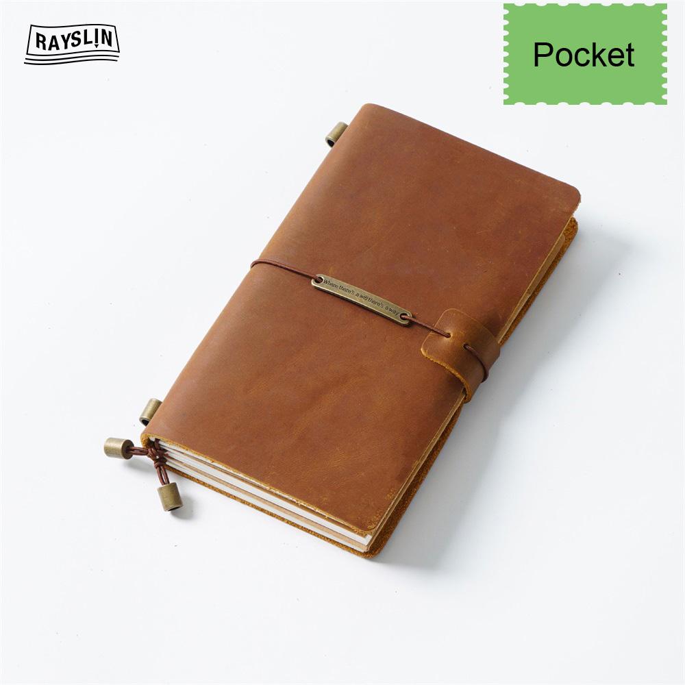 7 Farben 4 Größen Reisetagebuch Echtes Leder Cover Handgefertigtes Notizbuch DIY A5 Tagebuch Büro Schule Notizbuch Kostenlose Namensprägung