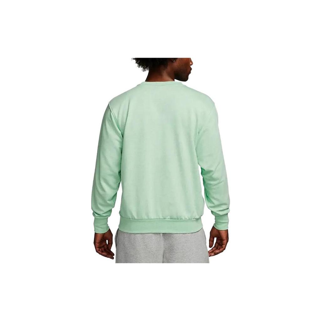 Nike Solid Color Casual Sports Crew Neck Pullover Long Sleeve Sweatshirt Men Sweatshirt Green DQ5821-308
