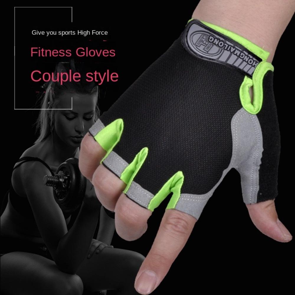 Fingerless Half Finger Gloves Breathable Bicycle Accessories New Gym Training Gloves  for Men Women