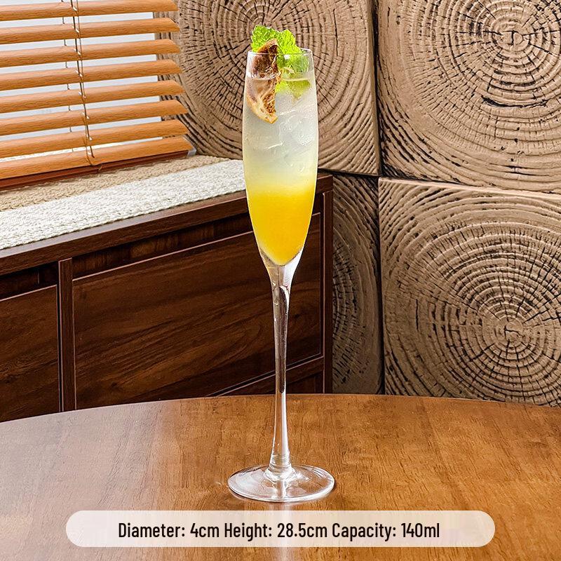 Crystal Champagne Flute Glass Set