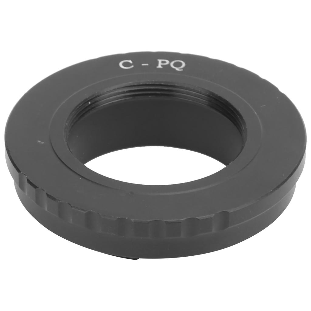 CPQ Lens Adaptor Ring with Back Cap for C Mount Lens To for Pentax QQ10Q7QS1 Camera