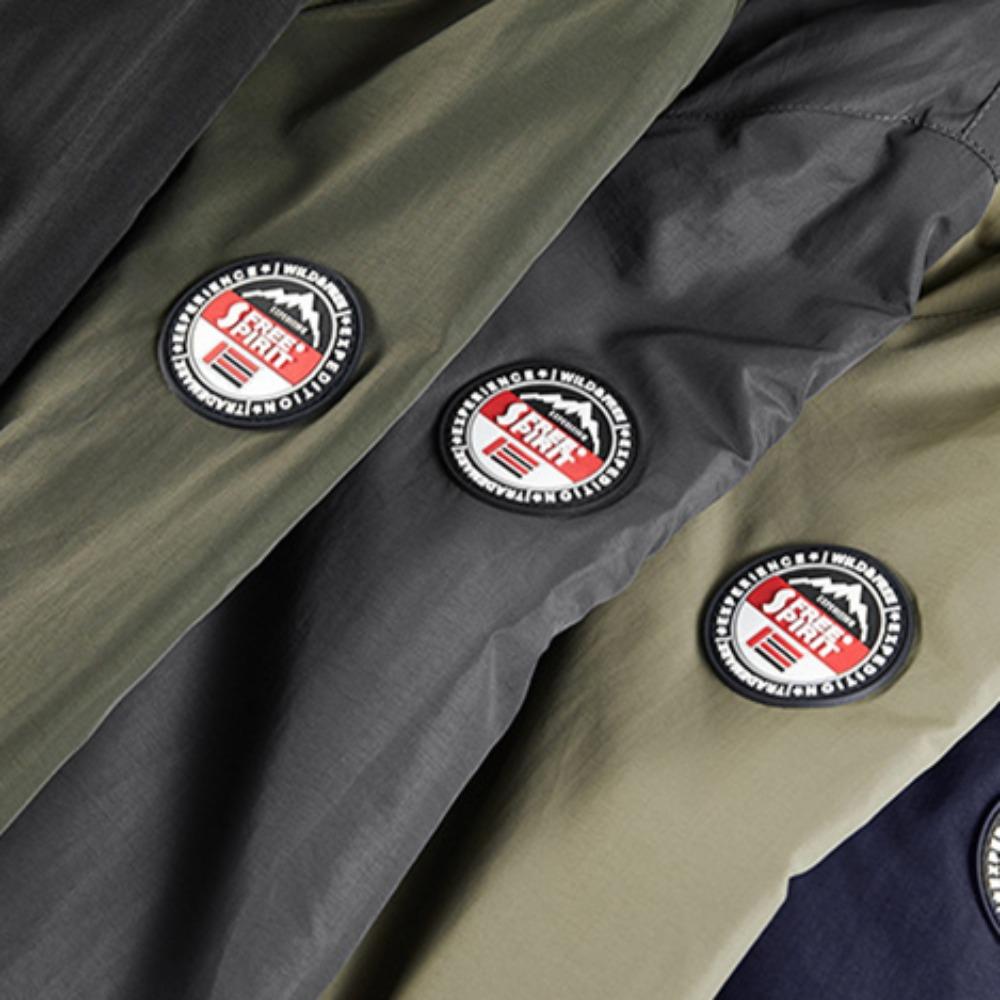 Vinter Herr Utomhus Vindtät Kappa Fleece Varm Jacka Herr Avtagbar Huva Vattentät Vandring Fiskejacka Kappa Herrkläder