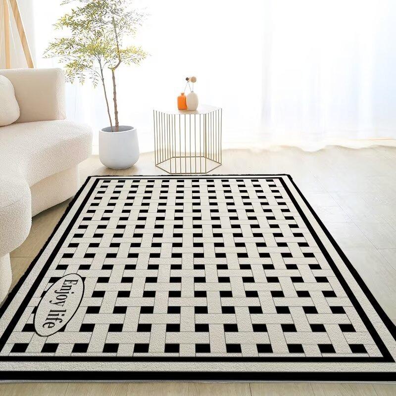 

Абстрактний Геометричний Принт Килим для Зони з М якими Пастельними Кольорами Килимок для Підлоги для Вітальні Спальні Сучасний Мінімалістичний Килим Домашній Декор 40X60CM