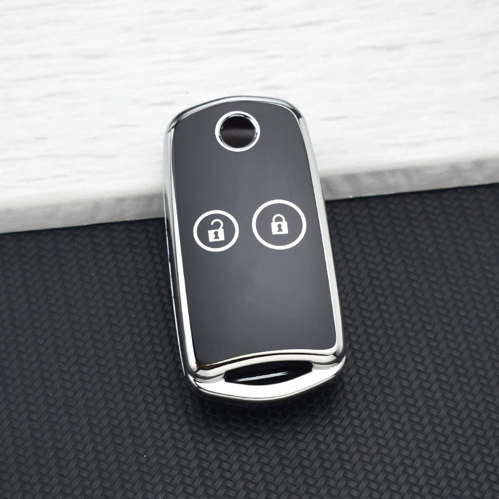 

TPU Car Flip Key Case Cover For Acura TL TSX ZDX RSX CRZ Honda Civic Fit Accord CRV HRV Jazz Odyssey Car Key Chain Accessories