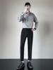 Men's Lightweight Korean Style Slim Fit Casual Suit Pants