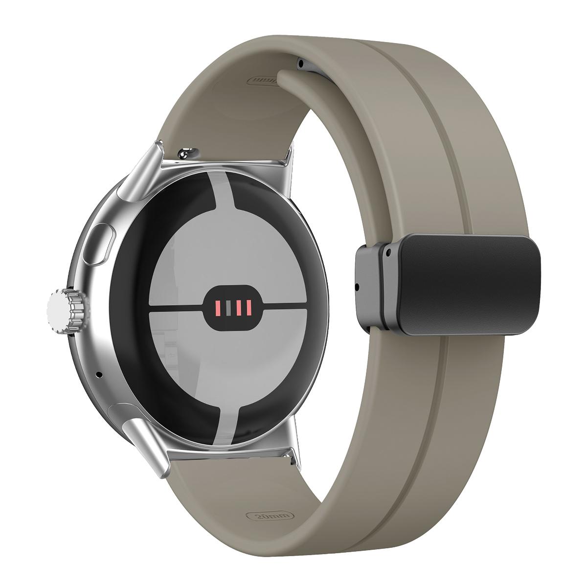 

NEW Silicone Strap for Google Pixel Watch 3 45mm Band for Google Pixel Watch 1 2 3 41mm Magnetic Wristband Bracelet Accessories Pixel Watch 1 41mm