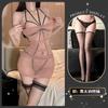 Sexy Underwear, Sexy Tight Pajamas, Hot Temptation, Perspective Hip-wrapped Nightdress Set Qqny Abstinence