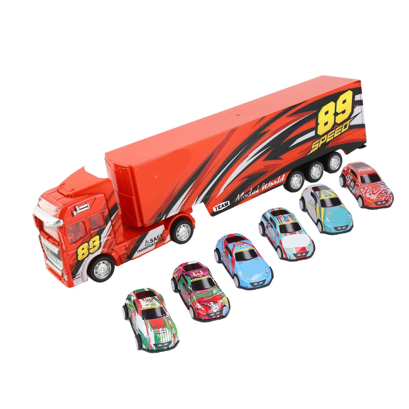 

Контейнеровоз Модель автомобиля Инерционный контейнеровоз Игрушка-симулятор Открывающаяся дверь Контейнеровоз