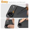 NORTHJO 2Pcs For iPhone 17 Air Camera Lens Protector Black Circles 3D Full Coverage Clear Tempered Glass Lens Film