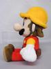 Sanei Boeki Super Mario Maker 2 Builder Mario (S) W13.5 X D11 X H24cm Plush Toy SMM01