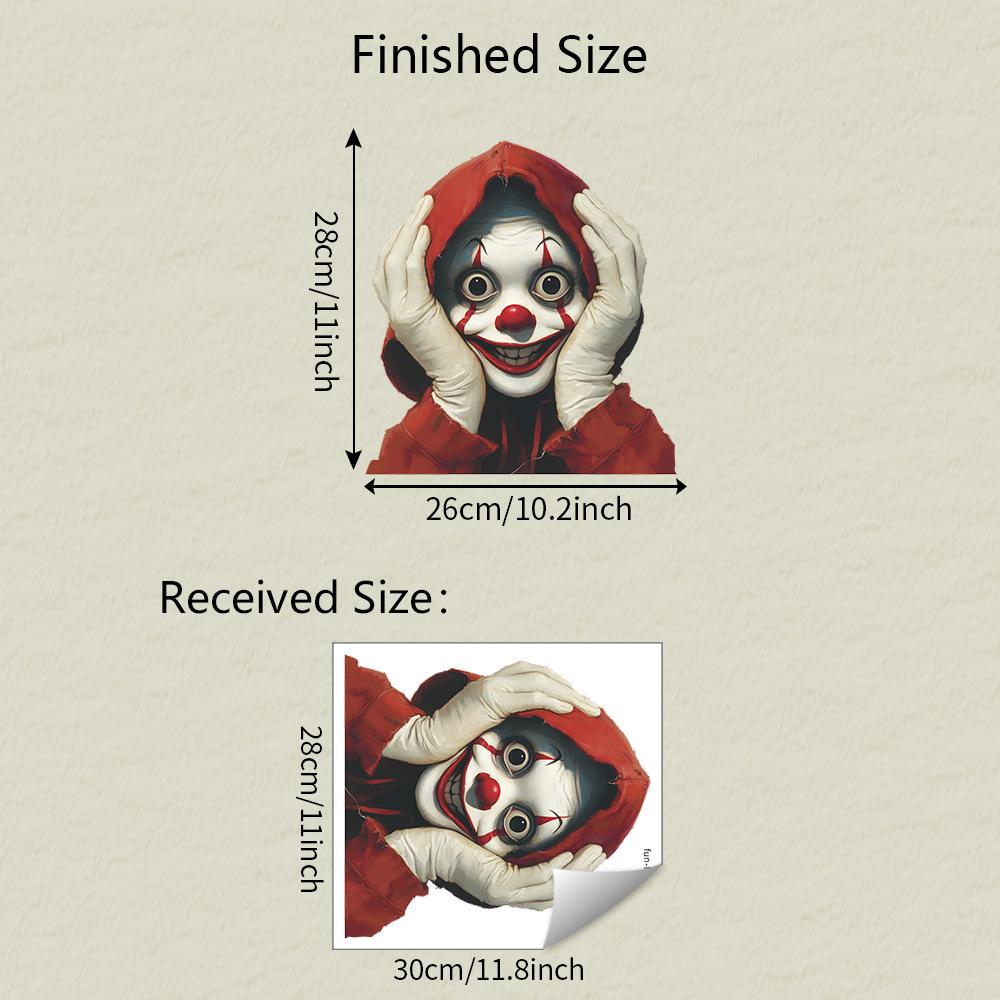 

Хэллоуин странные лица призраков Витрина из стекла на балконе домашнее фестивальное украшение статические оконные наклейки